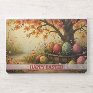 Spring Blossom Magic with Easter Egg Splendor HP Laptop Skin