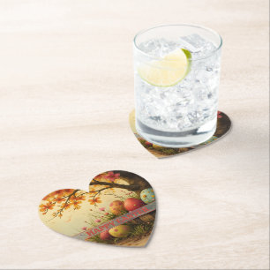 Spring Blossom Magic with Easter Egg Splendor Paper Coaster