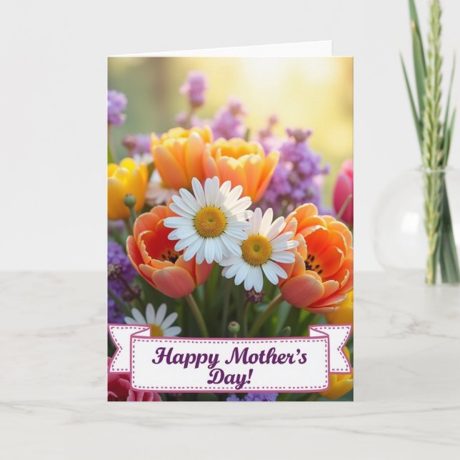 Spring Blossom Mothers Day Card (Front)