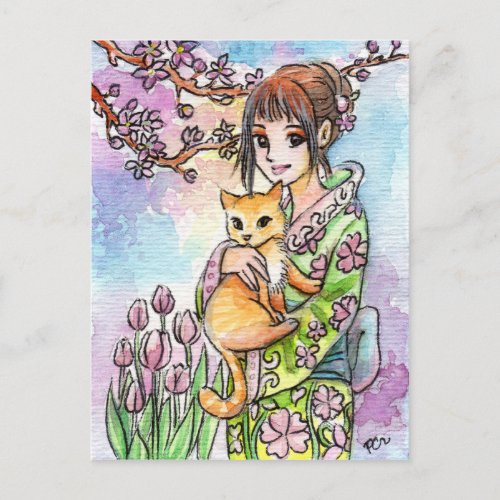 Spring Blossom Postcard