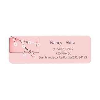 Spring Blossom - Sakura -monogrammed 