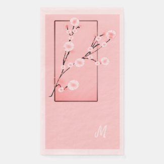 Spring Blossom - Sakura -monogrammed