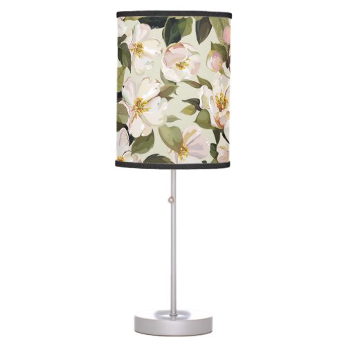 Spring Blossom Tree Branches Pattern Table Lamp