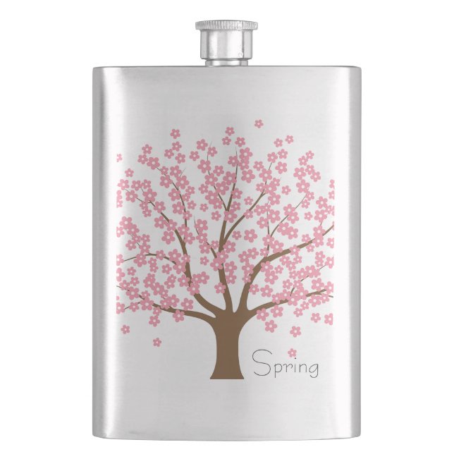 Spring Blossom Tree Flask (Front)