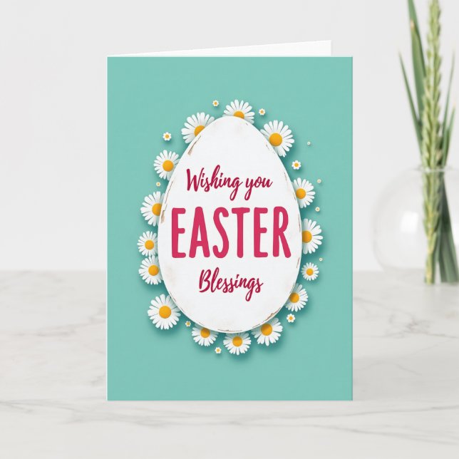 Spring Blossom Wishes Card (Front)