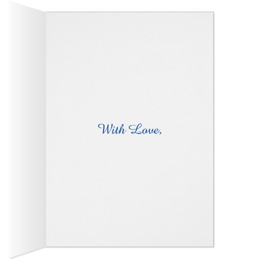 Spring Blossoms Birthday Card for Granddaughter (Inside (Right))