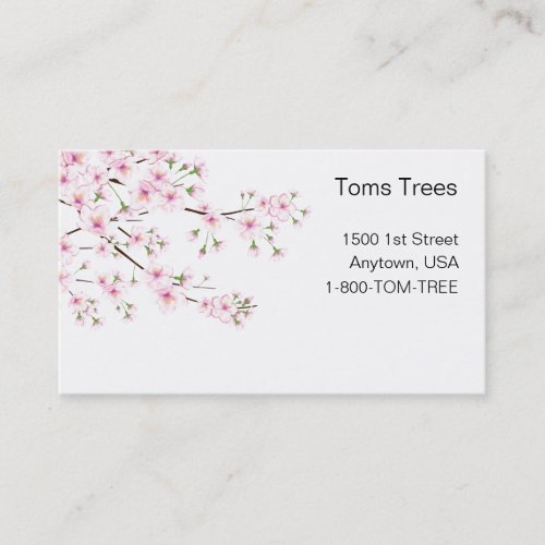 Spring Blossoms Business Cards