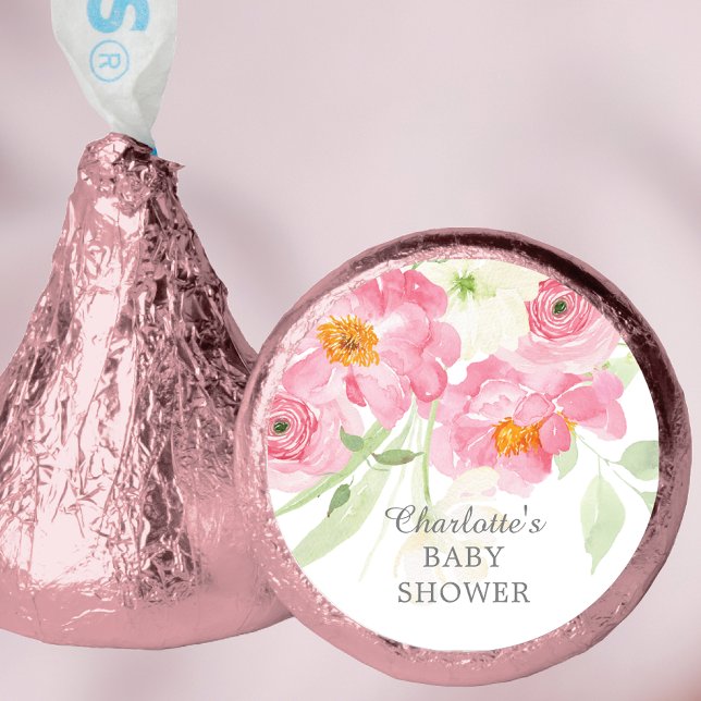 Spring Blossoms Floral Baby Shower  Hershey®'s Kisses® (Creator Uploaded)