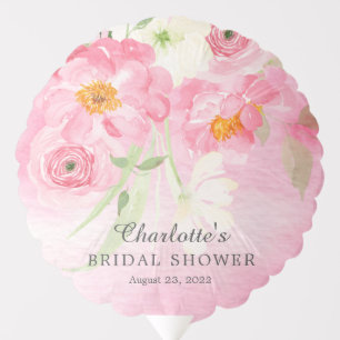 Spring Blossoms Floral Bridal Shower Balloon
