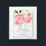 Spring Blossoms Floral Floral Bridal Shower Tea Bag Drink Mix<br><div class="desc">Stunning floral bridal shower design featuring gorgeous watercolor spring flowers including hydrangea & pink cherry blossoms.  Visit our shop to view our entire spring blossoms collection.</div>