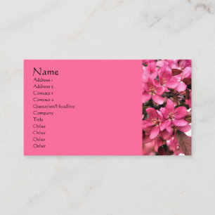 Spring Blossoms Flower Business Card