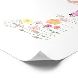 Spring, Blossoms ,Flowers , Nature , Pastel Poster
