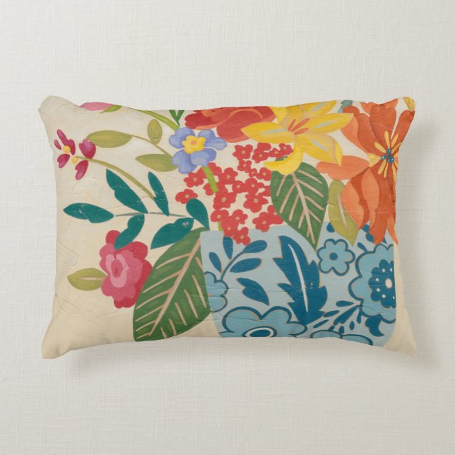 Spring Blossoms I Accent Pillow (Front)