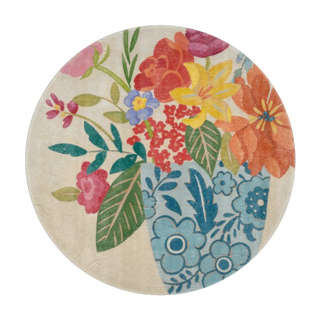 Spring Blossoms I Cutting Board (Front)