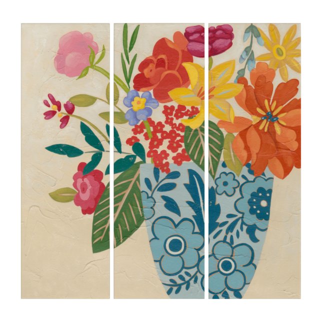 Spring Blossoms I Triptych (Front)
