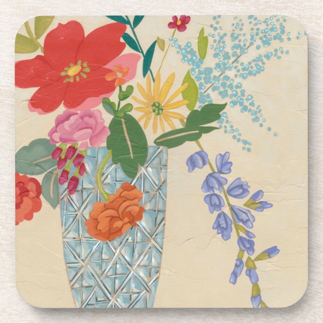 Spring Blossoms II Beverage Coaster (Front)