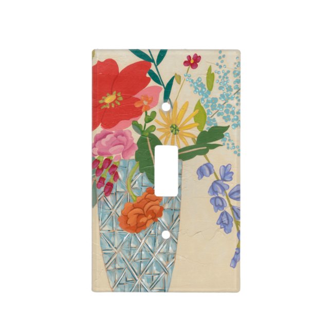 Spring Blossoms II Light Switch Cover (Front)