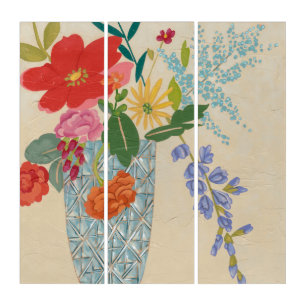 Spring Blossoms II Triptych