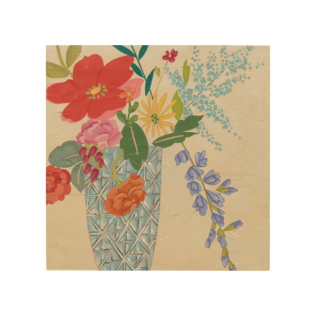 Spring Blossoms II Wood Wall Art (Front)