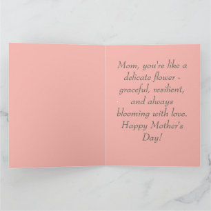 Spring Blossoms in Robin's Egg Blue Card