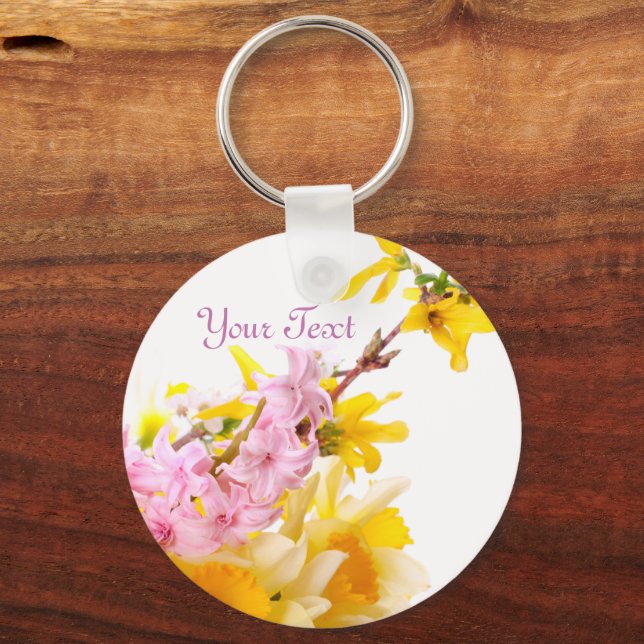 Spring Blossoms Keychain (Front)