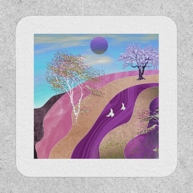 Spring Blossoms Landscape Patch (Front)