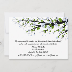 Spring Blossoms New Address Announcement