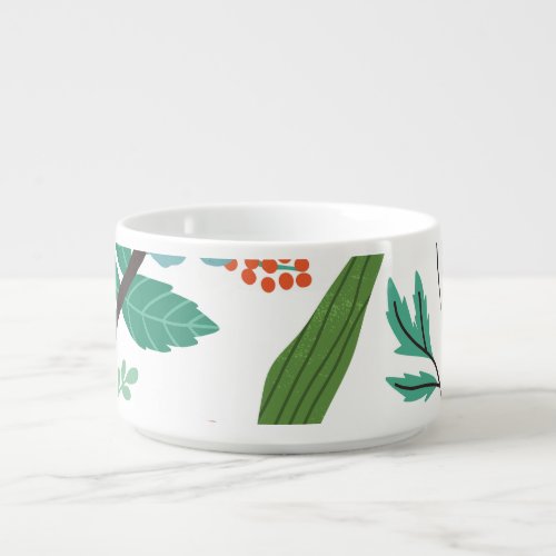 Spring Blossoms Seamless Floral Pattern Bowl