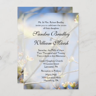 Spring Blossoms Wedding Invitation