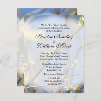 Spring Blossoms Wedding Invitation