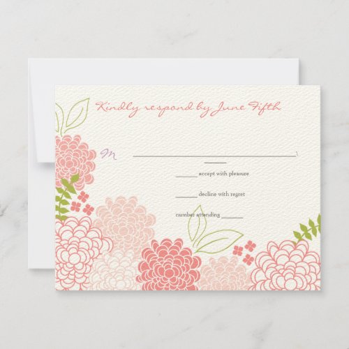 Spring Blossoms Wedding Response