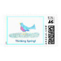 Spring Blue Bird stamp