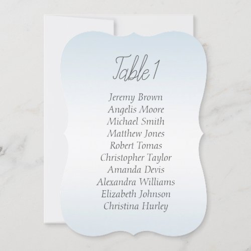 Spring blue gentle simple seating baby shower invitation