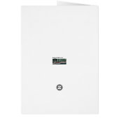 Spring Blue Hyacinth Flowers Field Windmill (Back)