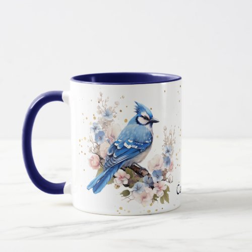 Spring Blue Jay Nature Mug