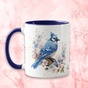 Spring Blue Jay Nature Mug