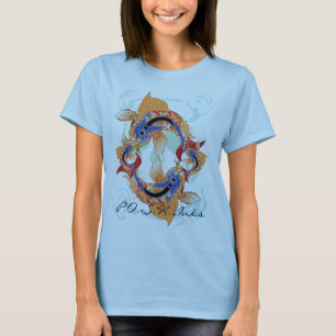 Spring Blue Koi T-shirt