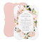 Spring Blush Floral Frame Wedding