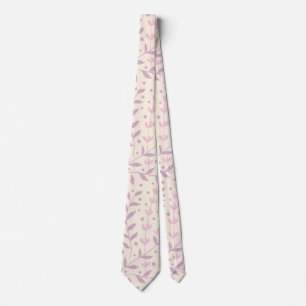 Spring Blush Meadow Branches Neck Tie