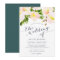 Spring Blush Watercolor Floral Wedding Invitation