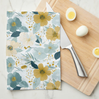 Spring Botanical Floral Kitchen Towels