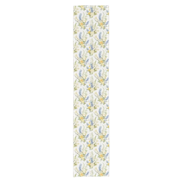 Spring Botanical Table Runner (Front)