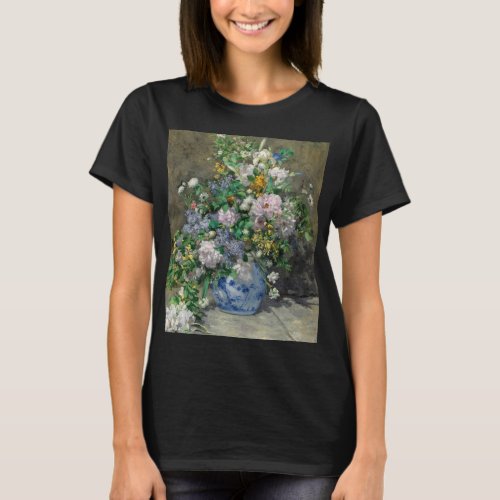Spring Bouquet 1866 by Pierre_Auguste Renoir T_Shirt