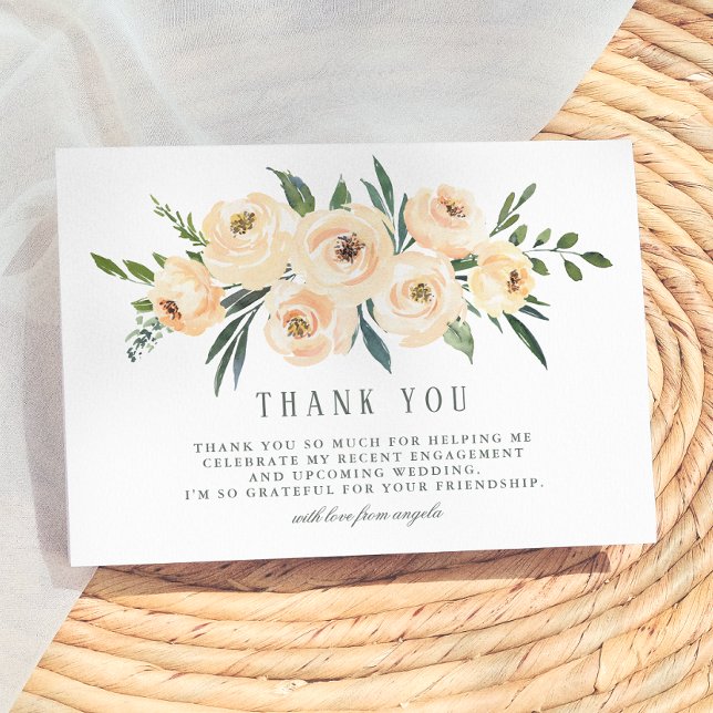 Spring Bouquet Bridal Shower Thank You (Creator Uploaded)