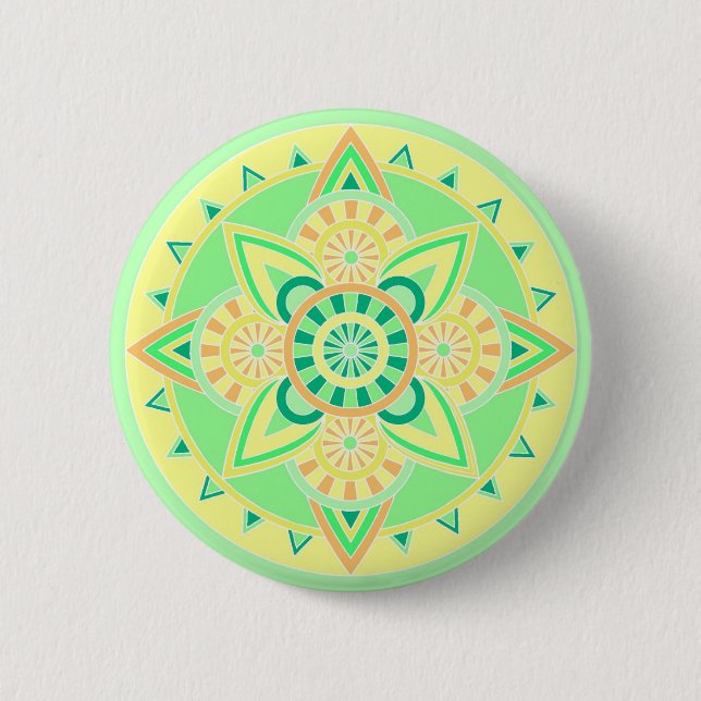 Spring Bouquet Button (Front)