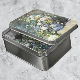 Spring Bouquet by Pierre Renoir, Vintage Flowers Jigsaw Puzzle