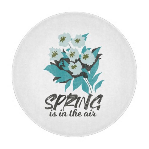 Spring Bouquet Charm _ Spring is in the Air Floral Cutting Board