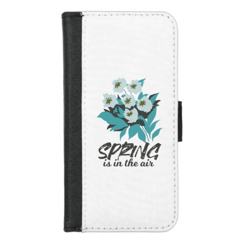 Spring Bouquet Charm _ Spring is in the Air Floral iPhone 87 Wallet Case