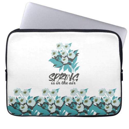 Spring Bouquet Charm _ Spring is in the Air Floral Laptop Sleeve