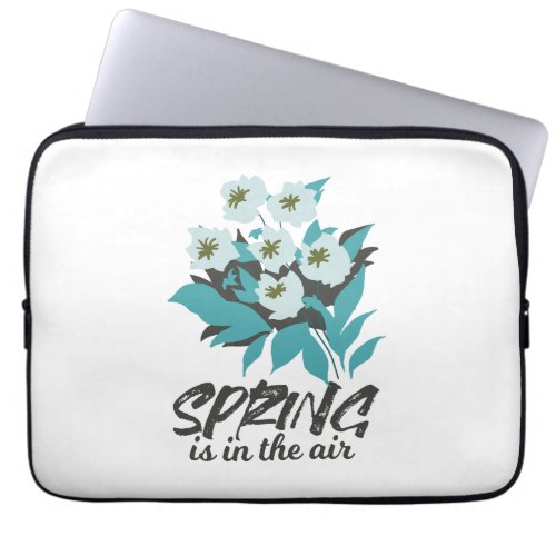 Spring Bouquet Charm _ Spring is in the Air Floral Laptop Sleeve